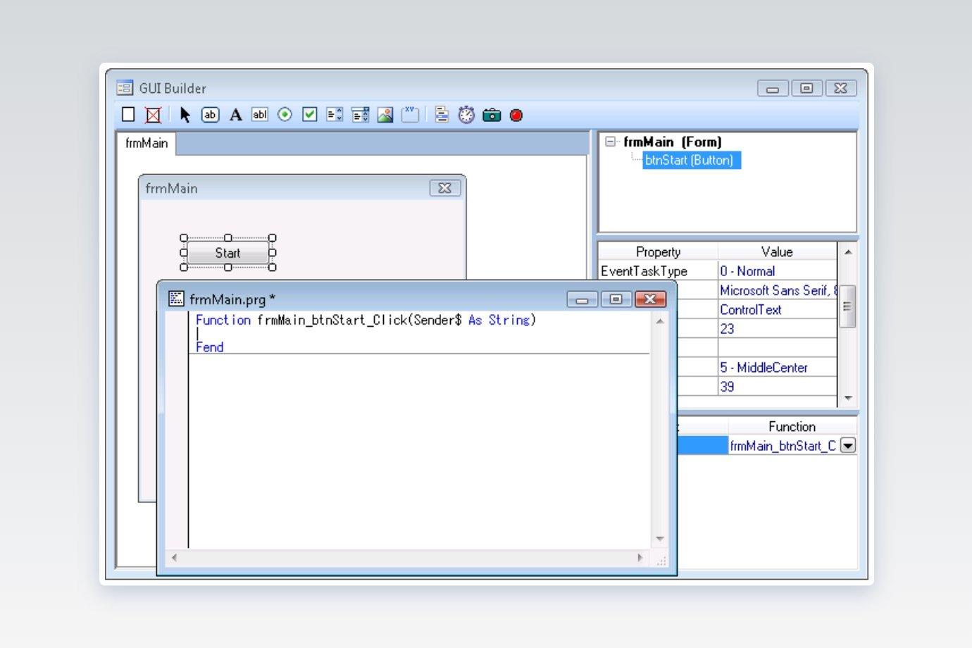 Software window